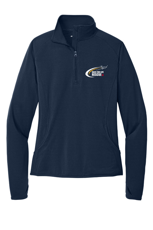 Race for Life Rescue Ladies Sport Tek 1/4 Zip Pullover