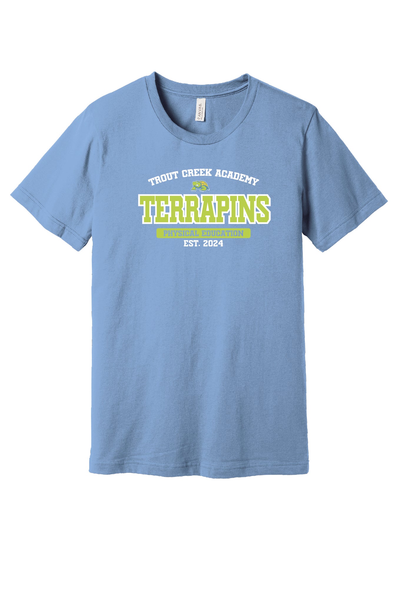 Terrapins Physical Education Bella Canvas Short Sleeve T-Shirt