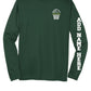 Youth Spartans Basketball Sport Tek Competitor Long Sleeve Shirt green-front