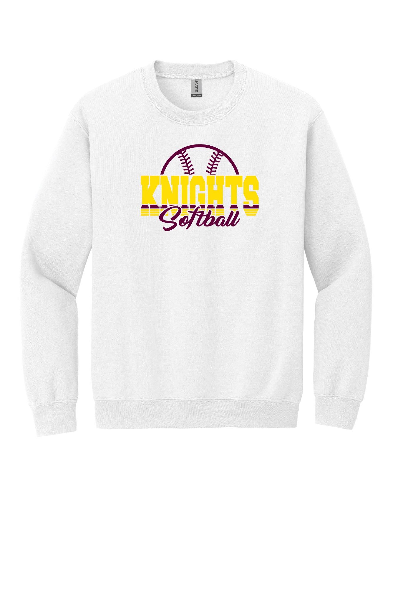 SJN Knights Softball Crewneck Sweatshirt