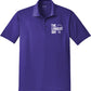 The Longest Day Short Sleeve Sport-Wick Polo Mens purple