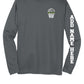 Youth Spartans Basketball Sport Tek Competitor Long Sleeve Shirt gray-front