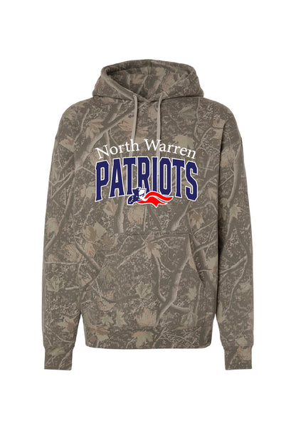 Camo North Warren Patriots Hoodie-LIMITED TIME ONLY
