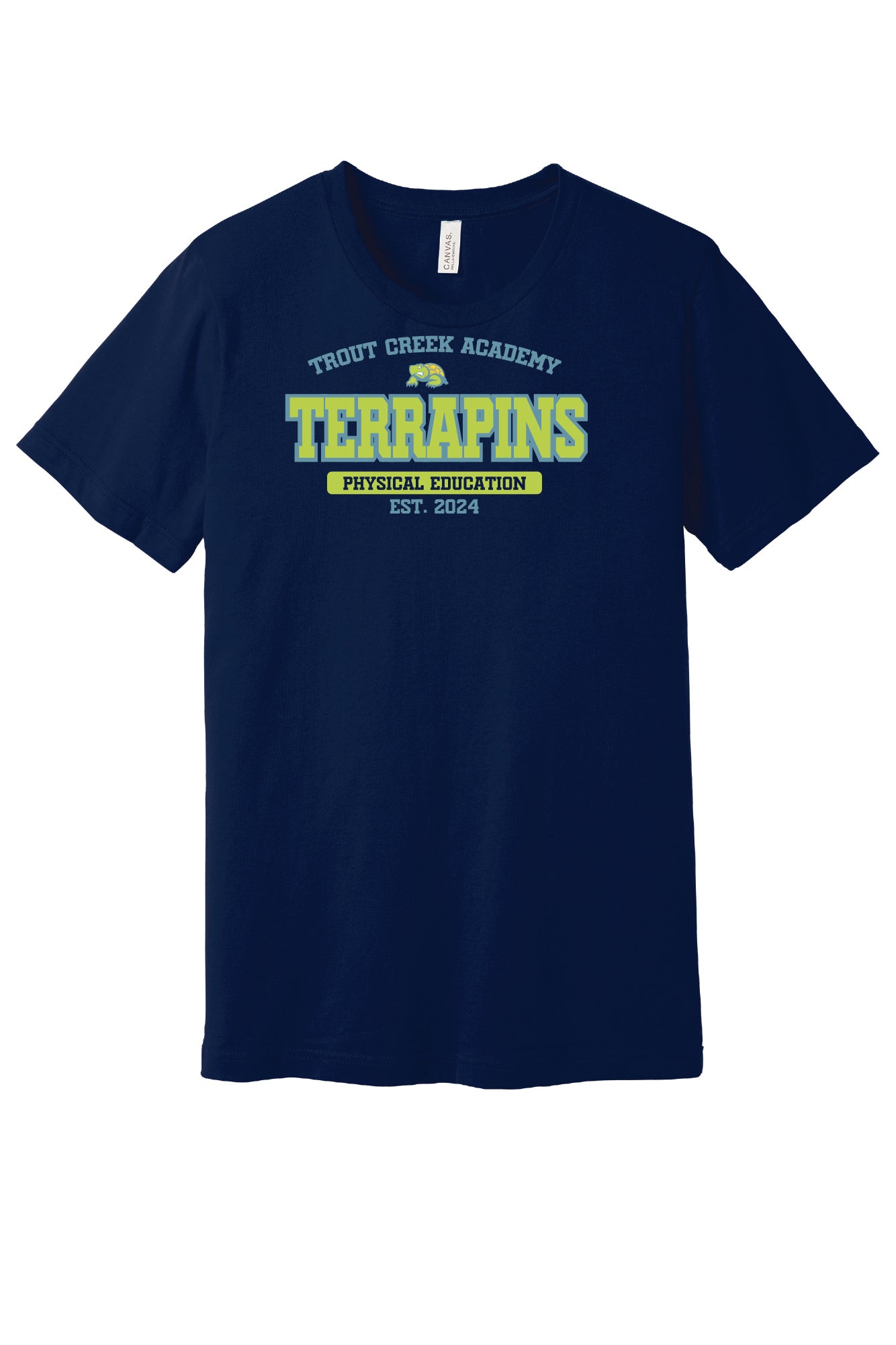 Terrapins Physical Education Bella Canvas Short Sleeve T-Shirt