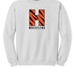 H Tiger Stripe Crewneck Sweatshirt