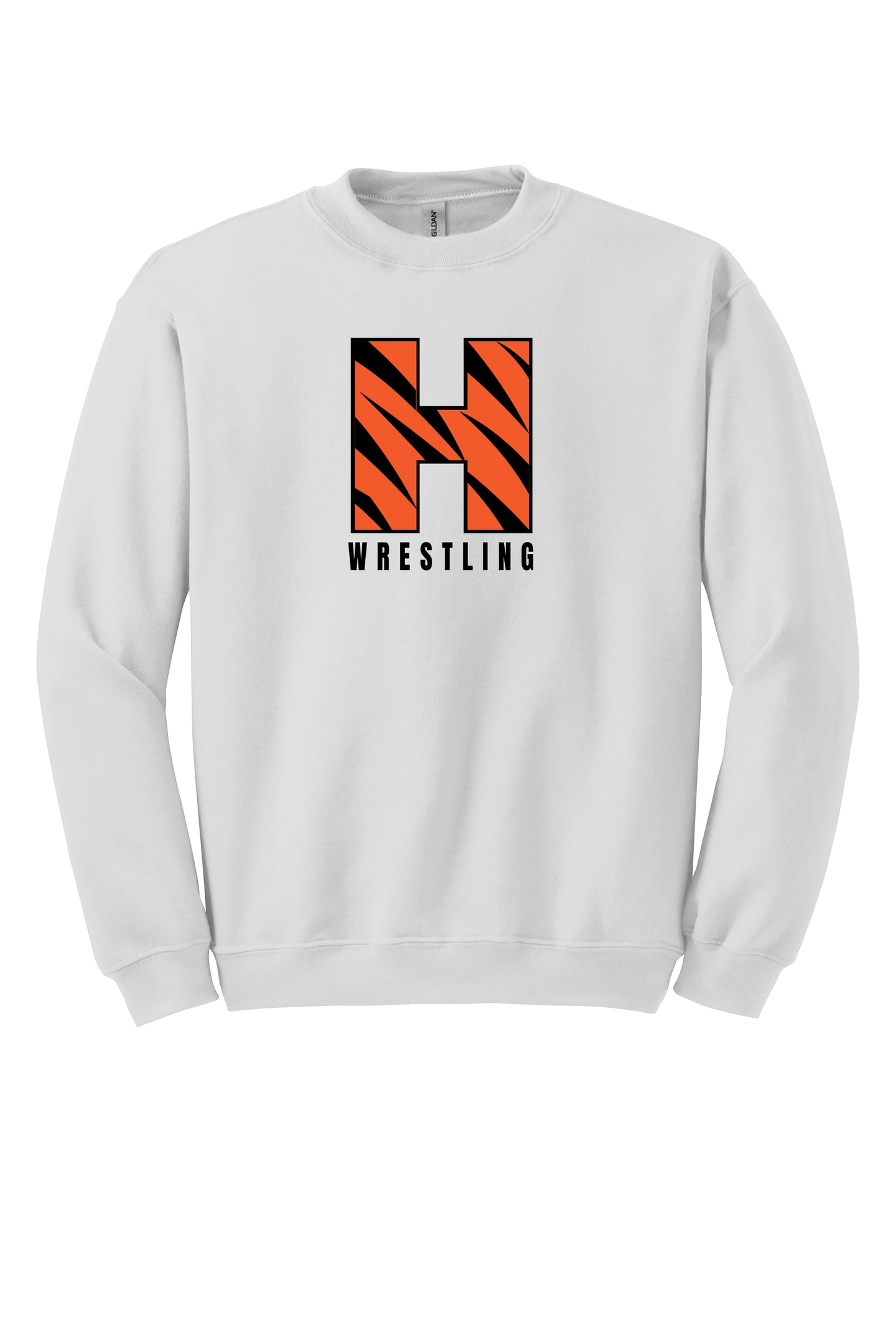 H Tiger Stripe Crewneck Sweatshirt