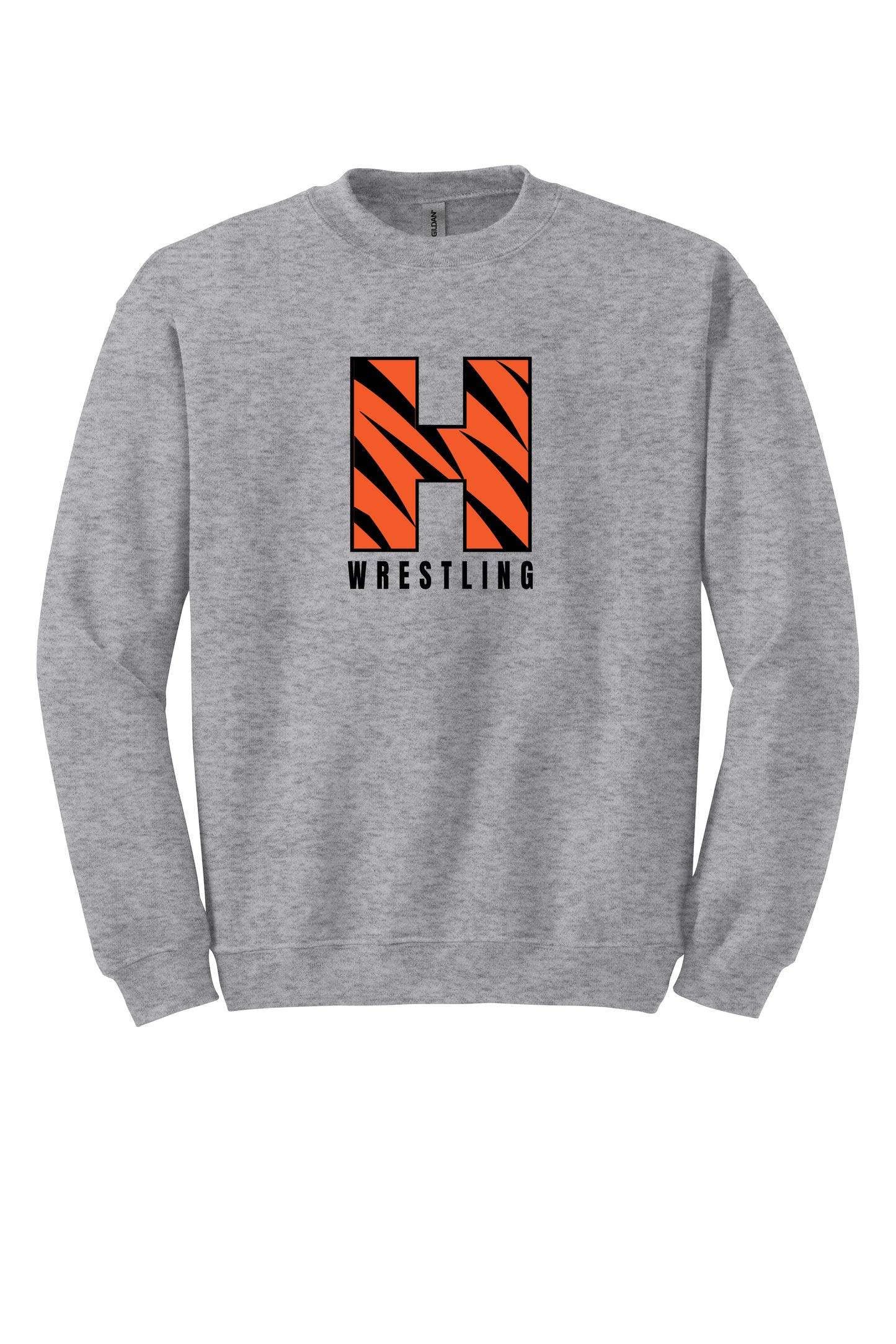 H Tiger Stripe Crewneck Sweatshirt