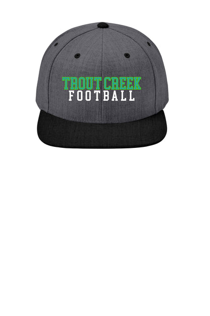 TCA Football Flat Bill Snap Back Trucker Ball Cap