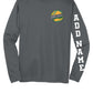 Spartans Softball Sport Tek Competitor Long Sleeve Shirt (Youth) gray, front