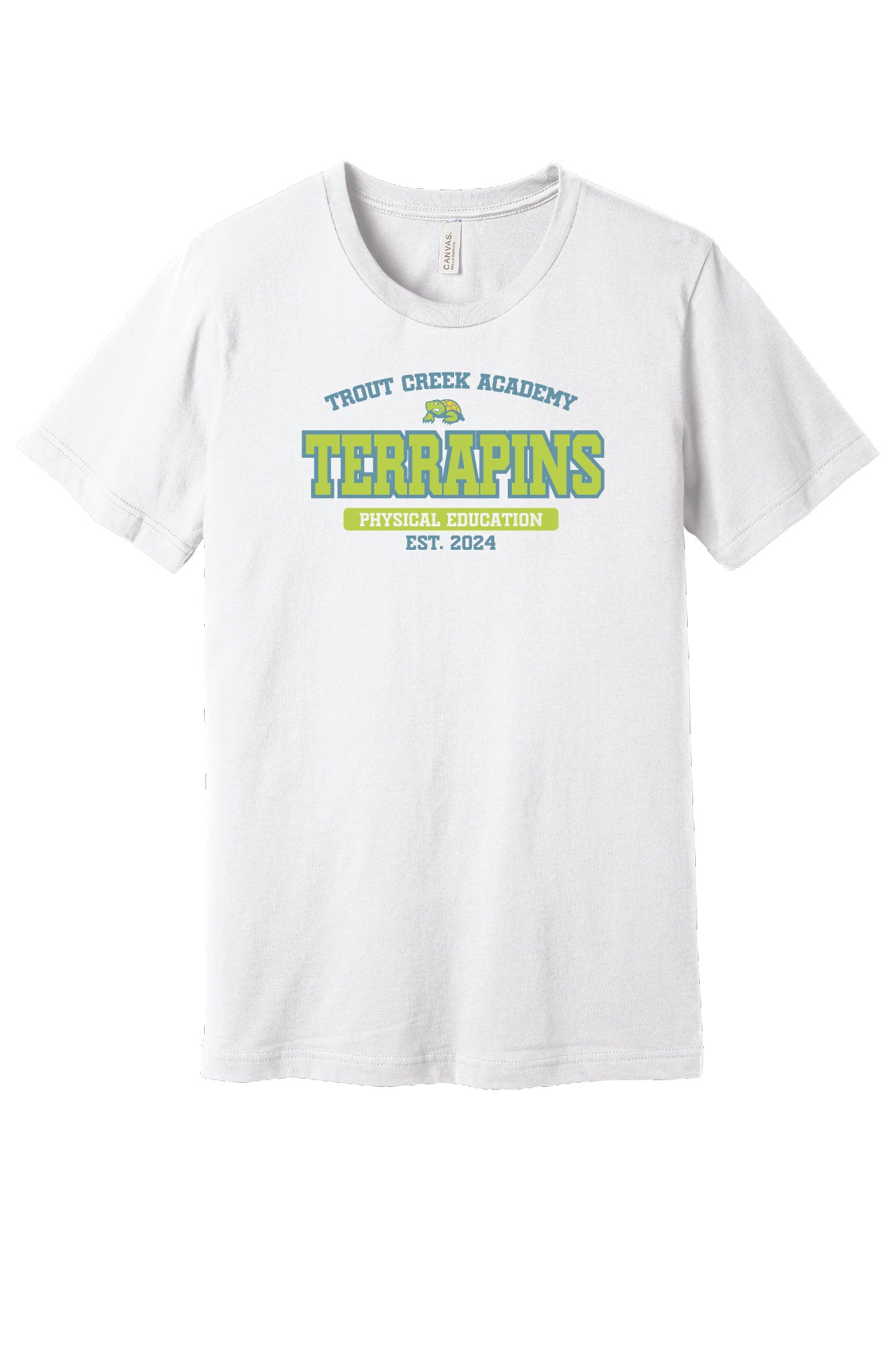 Terrapins Physical Education Bella Canvas Short Sleeve T-Shirt