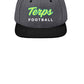 TCA Football Flat Bill Snap Back Trucker Ball Cap