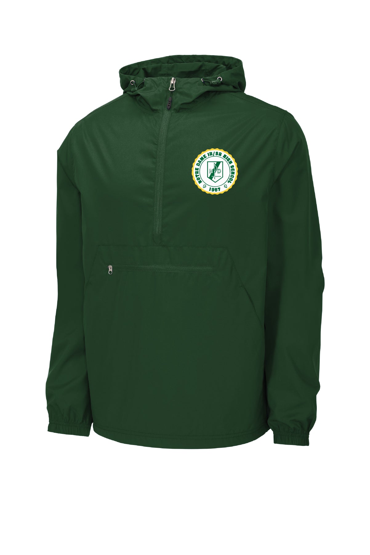 Notre Dame Spartans Sport Tek Packable Windbreaker