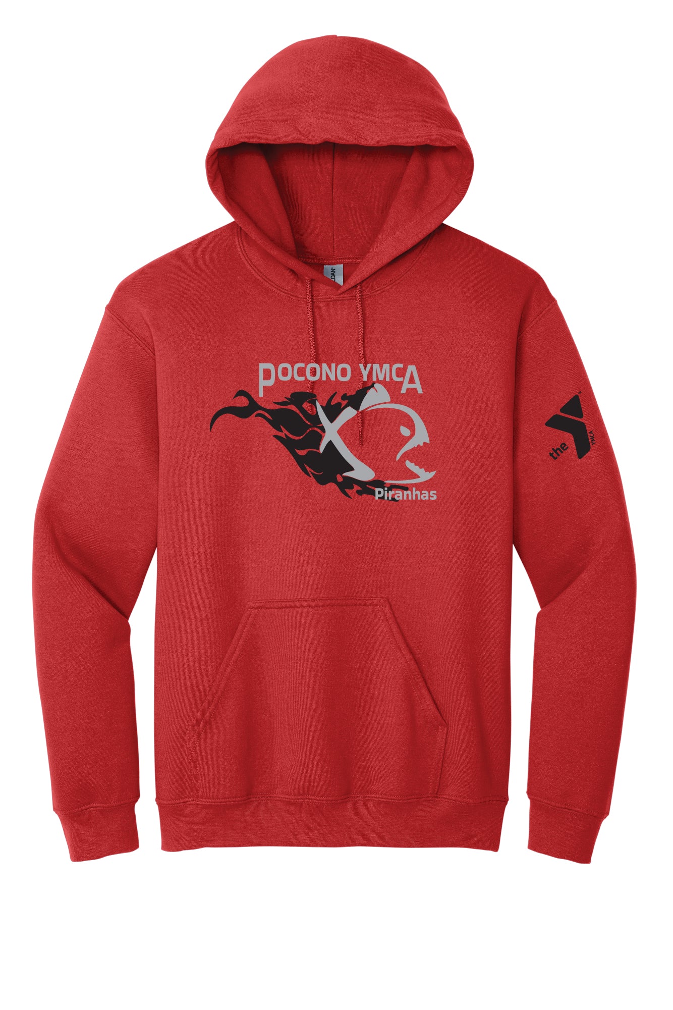 Pocono YMCA Piranhas Hoodie
