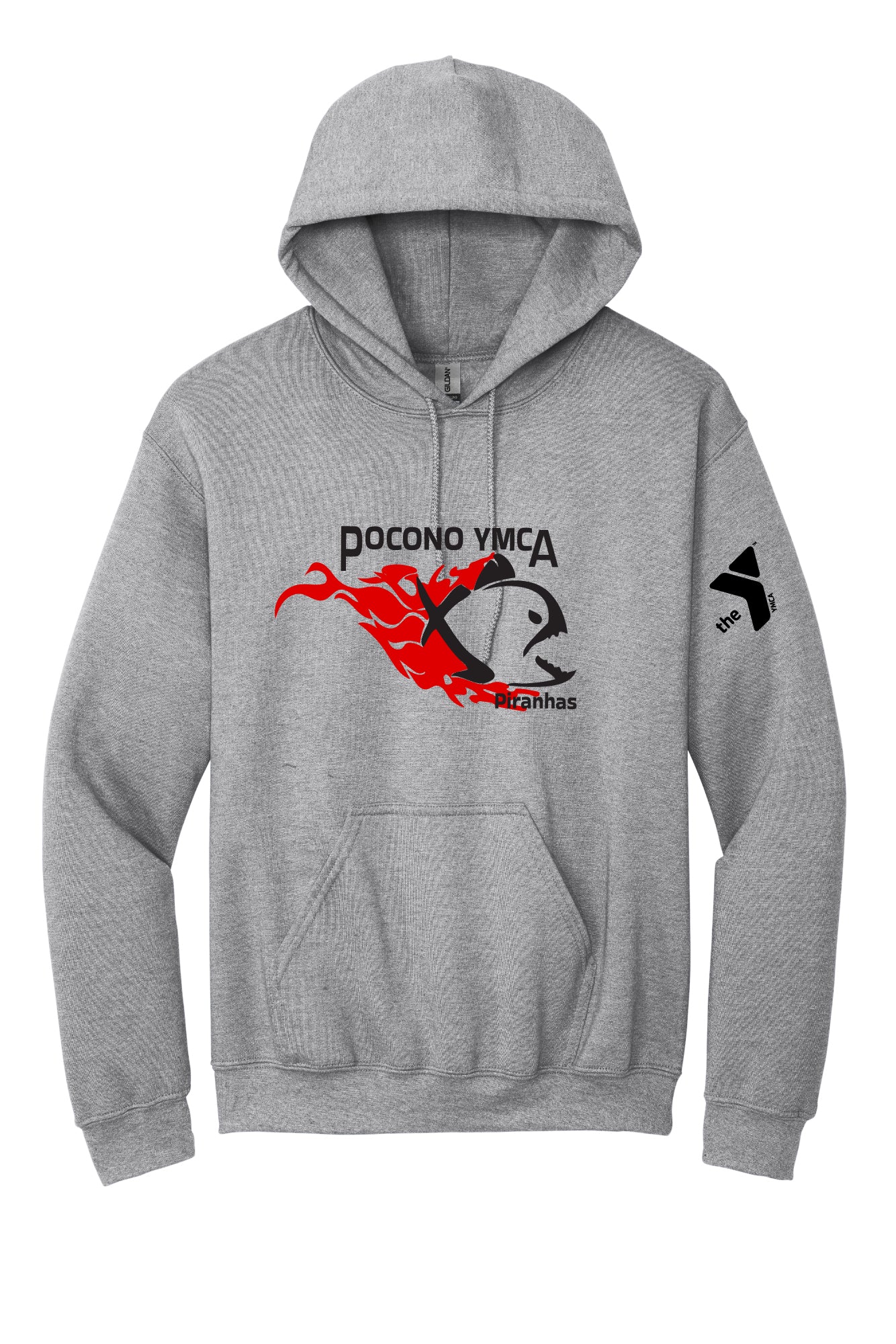 Pocono YMCA Piranhas Hoodie