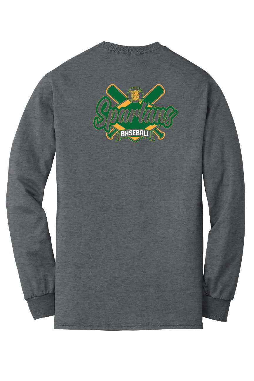 Spartans Baseball Long Sleeve T-Shirt (Youth)