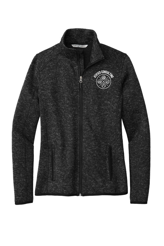 Ladies Sweater Fleece Jacket