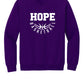 Hope Basketball Crewneck Sweatshirt (Adult_