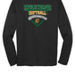 Spartans Softball Sport Tek Competitor Long Sleeve Shirt (Youth)