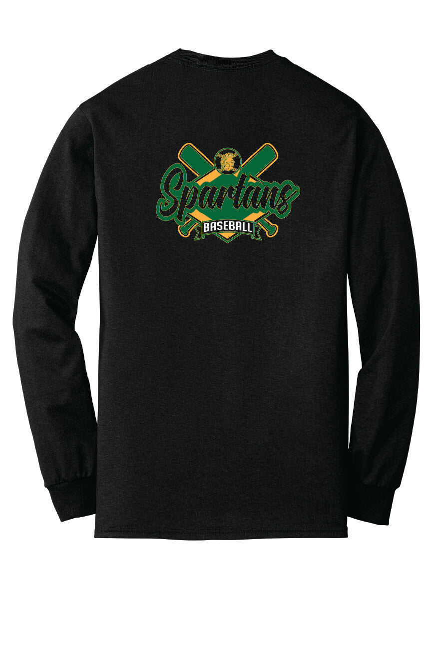 Spartans Baseball Long Sleeve T-Shirt (Youth)