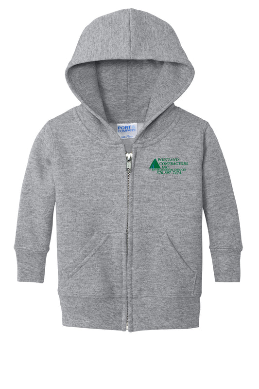 Portland Contractor Infant and Toddler Full Zip Hoodie