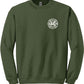 Crewneck Sweatshirt military green front