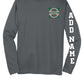 Spartans Baseball Sport Tek Competitor Long Sleeve Shirt (Youth) gray, front