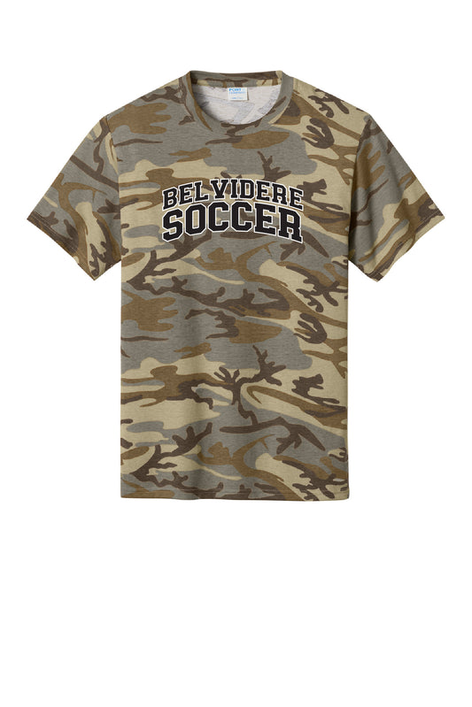 Camouflage Belvidere Soccer Short Sleeve T-shirt