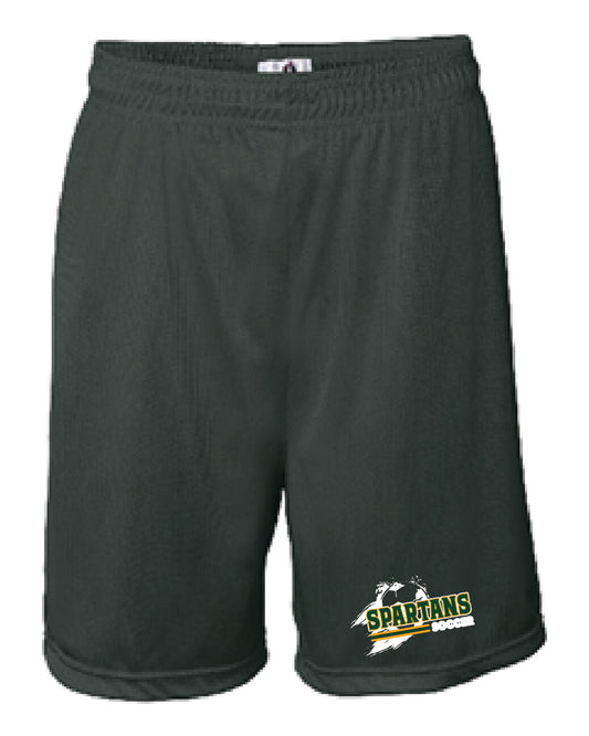 Badger Mini Mesh 7” Inseam Shorts spartans green