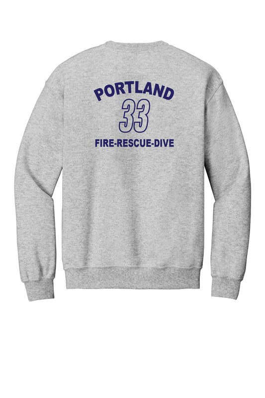 Portland 33 Fire-Rescue-Dive Crewneck Sweatshirt (Adult)
