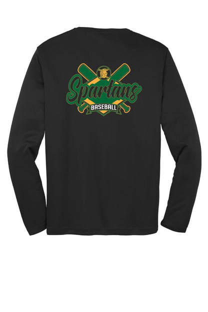 Spartans Baseball Sport Tek Competitor Long Sleeve Shirt