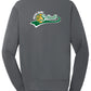 Notre Dame Sport Wick Full Zip Jacket (Youth)  gray, back