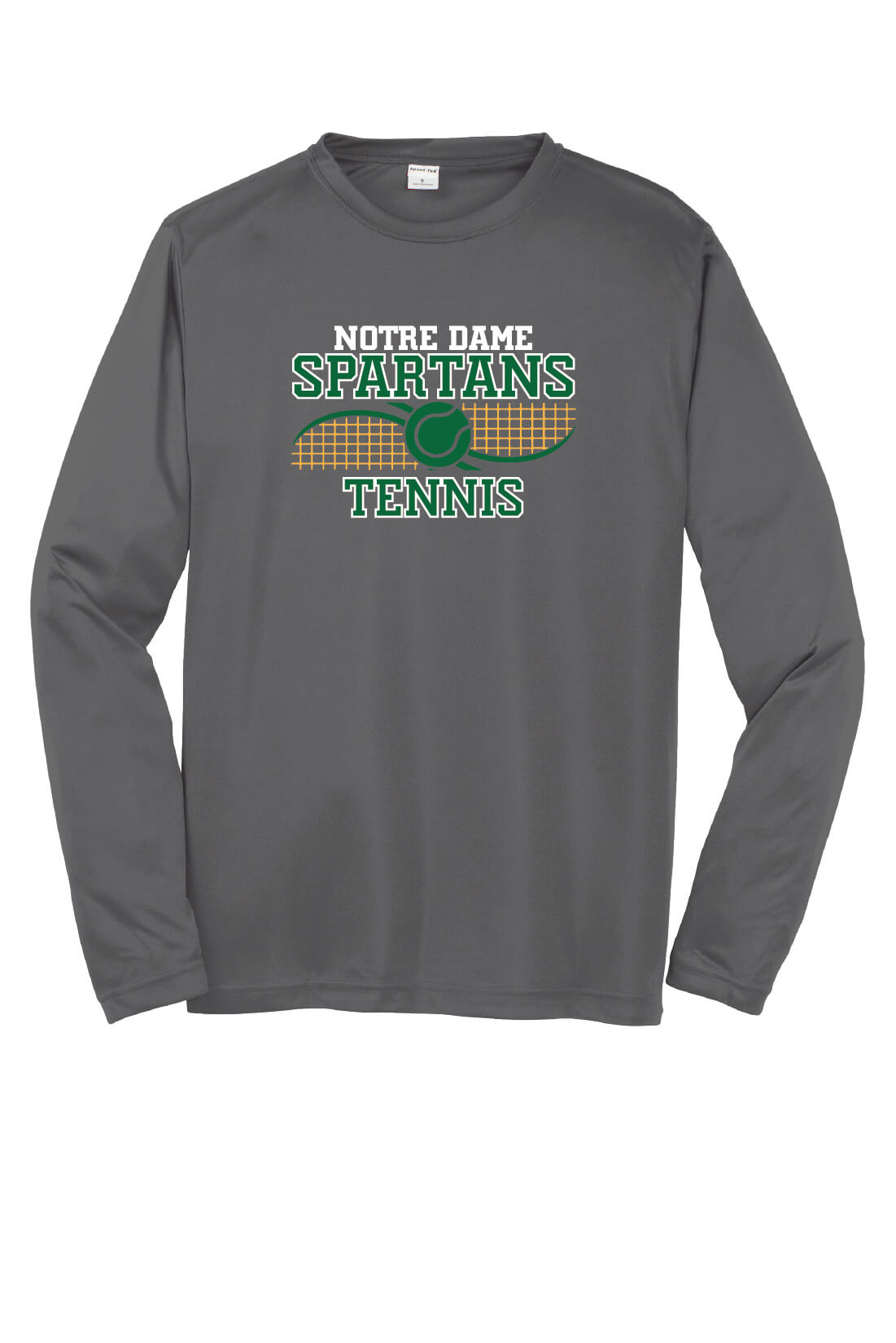 Notre Dame Tennis Sport Tek Competitor Long Sleeve Shirt