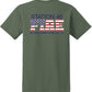 Gildan Ultra Cotton Short Sleeve T-Shirt military green back