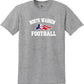 North Warren Patriots Football Short Sleeve T-Shirt gray