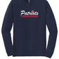 Patriots Cheerleaders Long Sleeve T-Shirt navy