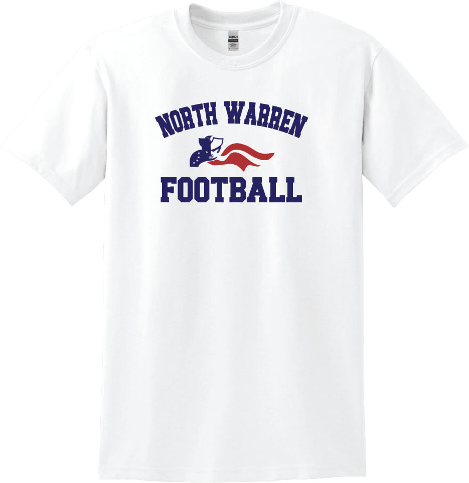 North Warren Patriots Football Short Sleeve T-Shirt (Youth) white