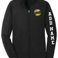 Notre Dame Sport Wick Full Zip Jacket (Ladies) black, front