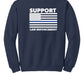 Crewneck Sweatshirt - Word Art I navy back