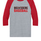 Belvidere Baseball II Heavy Cotton™ 3/4-Sleeve Raglan T-Shirt
