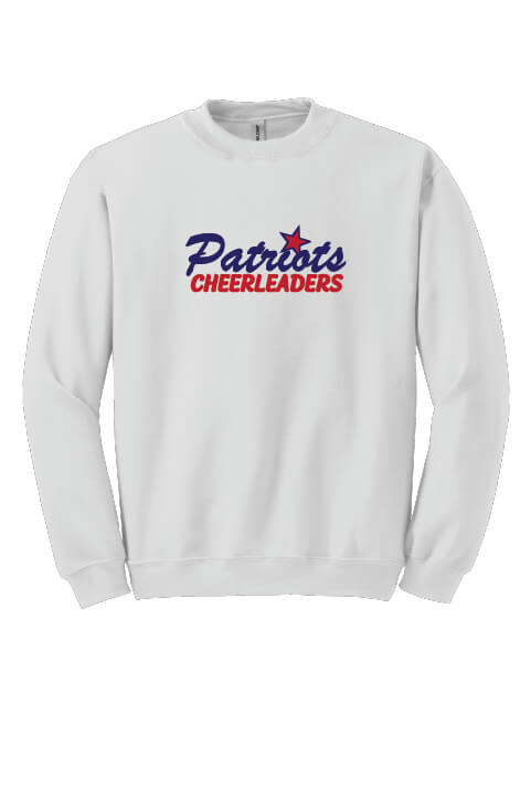 Patriots Cheerleaders Crewneck Sweatshirt white