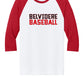 Belvidere Baseball II Heavy Cotton™ 3/4-Sleeve Raglan T-Shirt