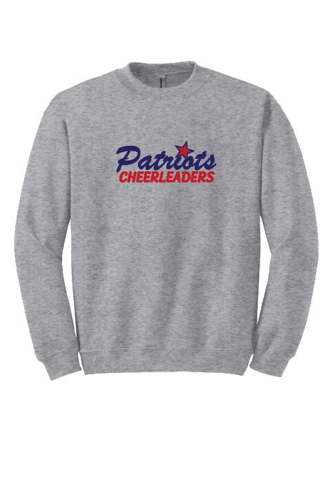 Patriots Cheerleaders Crewneck Sweatshirt gray