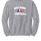 North Warren Patriots Football Crewneck Sweatshirt (Youth) gray