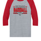 Belvidere Baseball Heavy Cotton™ 3/4-Sleeve Raglan T-Shirt