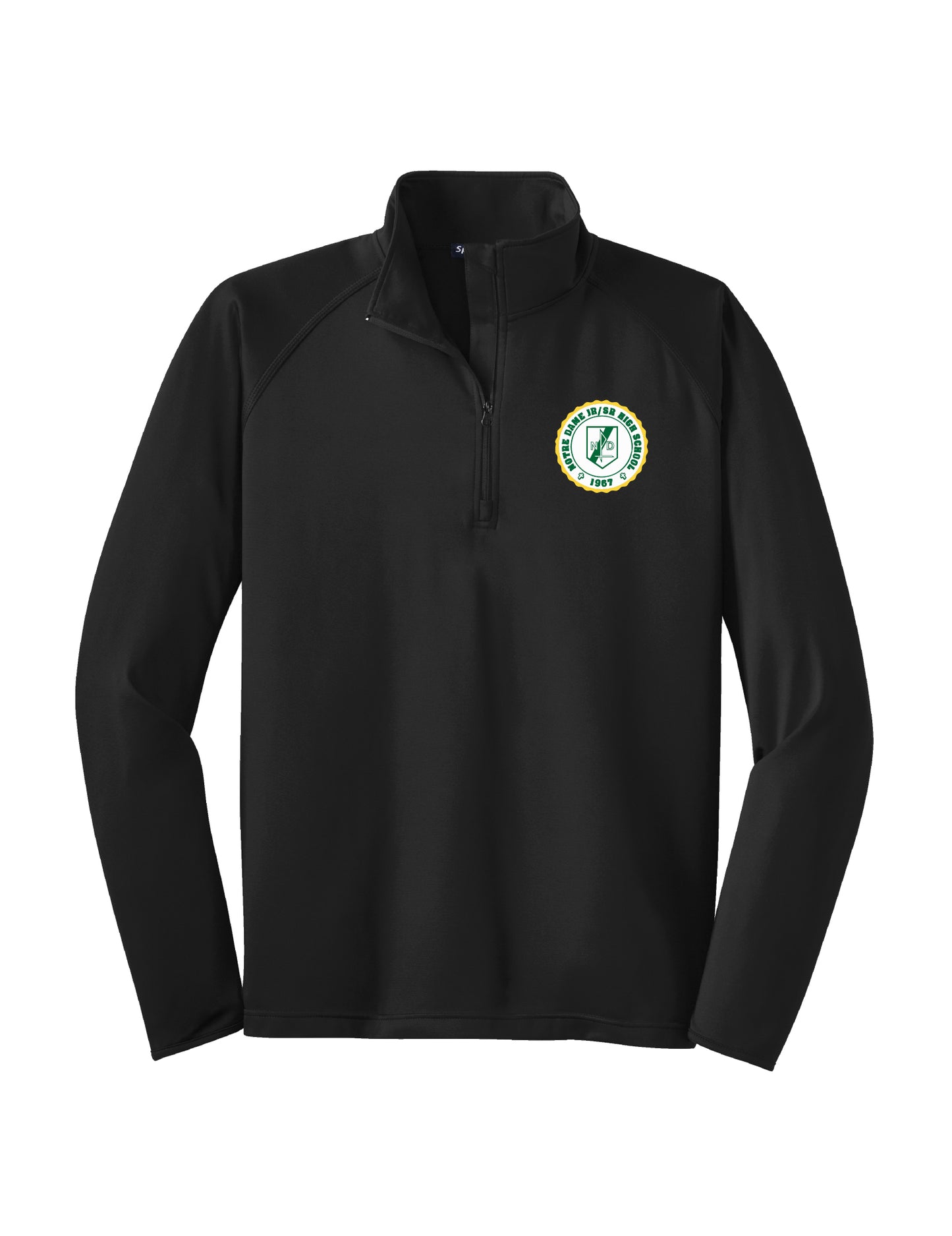 Notre Dame Sport Tek 1/4 Zip Pullover (Unisex)