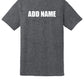 Notre Dame Softball Short Sleeve T-Shirt (Youth) gray, back