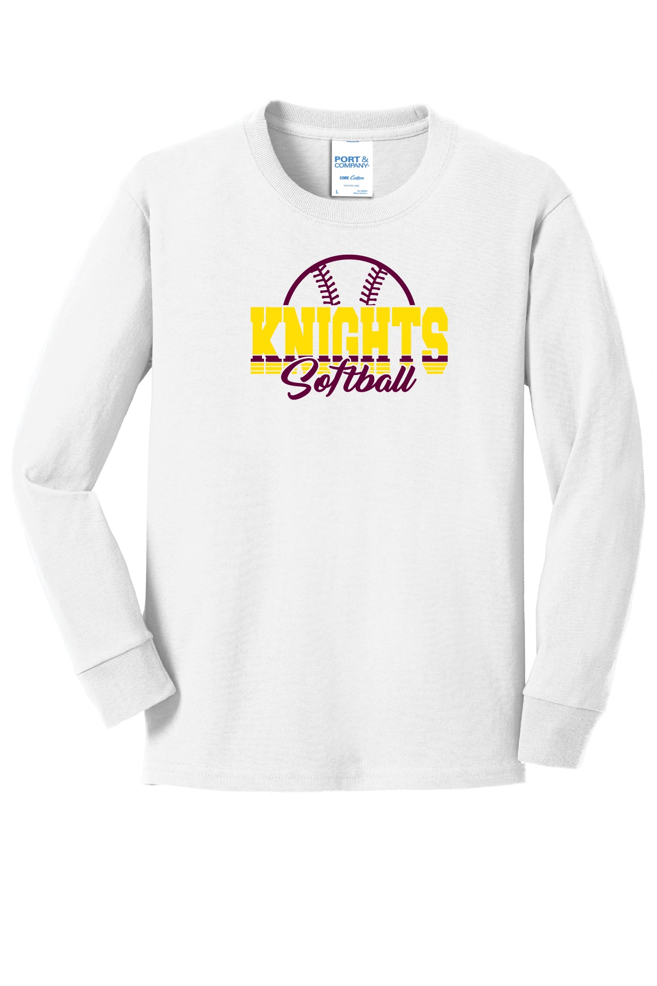 SJN Knights Softball Long Sleeve T-Shirt