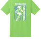 Girls Football Flag Back T-shirt (Youth)
