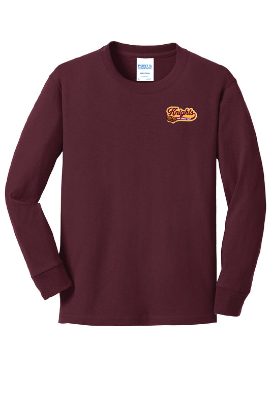 Knights Target Team Long Sleeve T-Shirt (Youth)