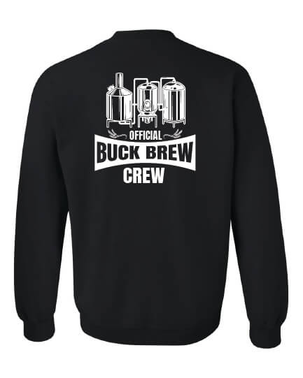 Buck Brew Crew crewneck back